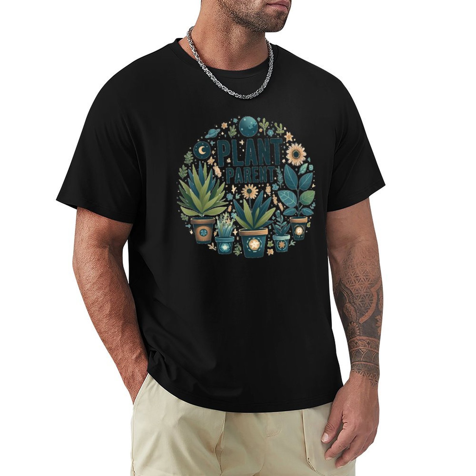 Plant Parent Shirt - T-shirt imprimé avec motif artistique Plant