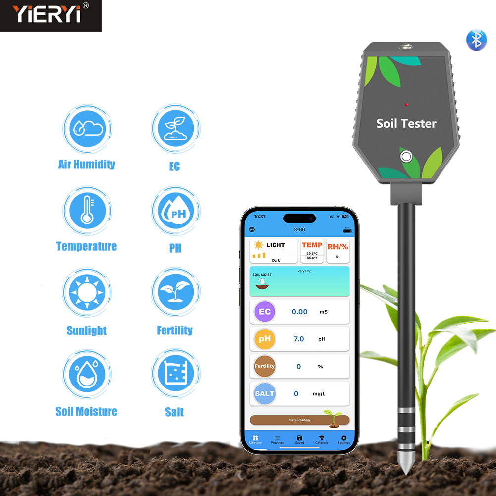 Yieryi-Testeur de sol intellig - Plant Parent App avis et prix