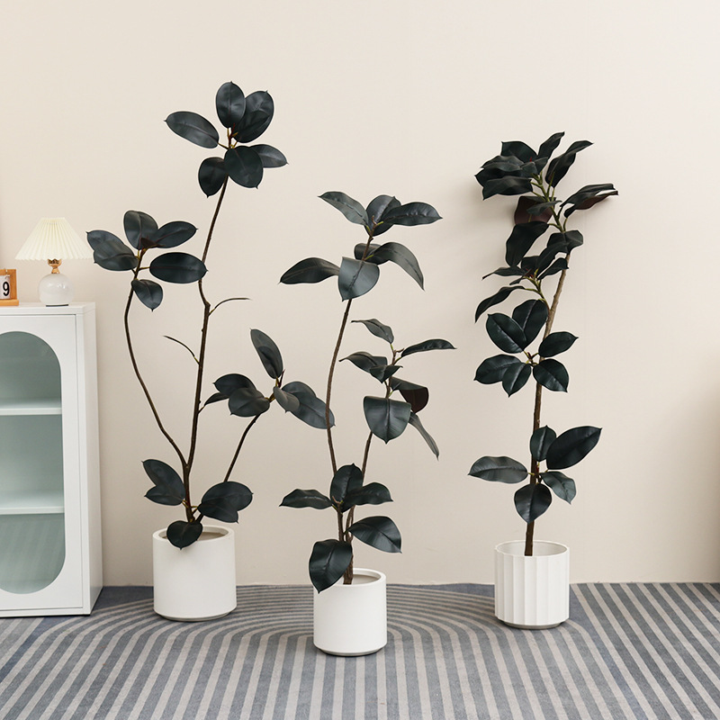 Plante artificielle en pot en  - Rubber Plant Ficus avis et prix