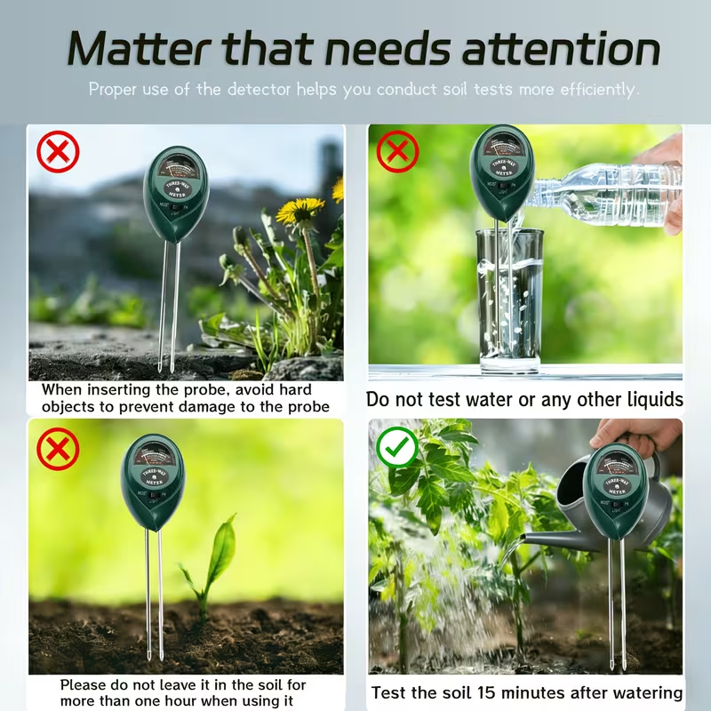 Testeur de sol 3-en-1 (humidit - Plant Parent Tools avis et prix