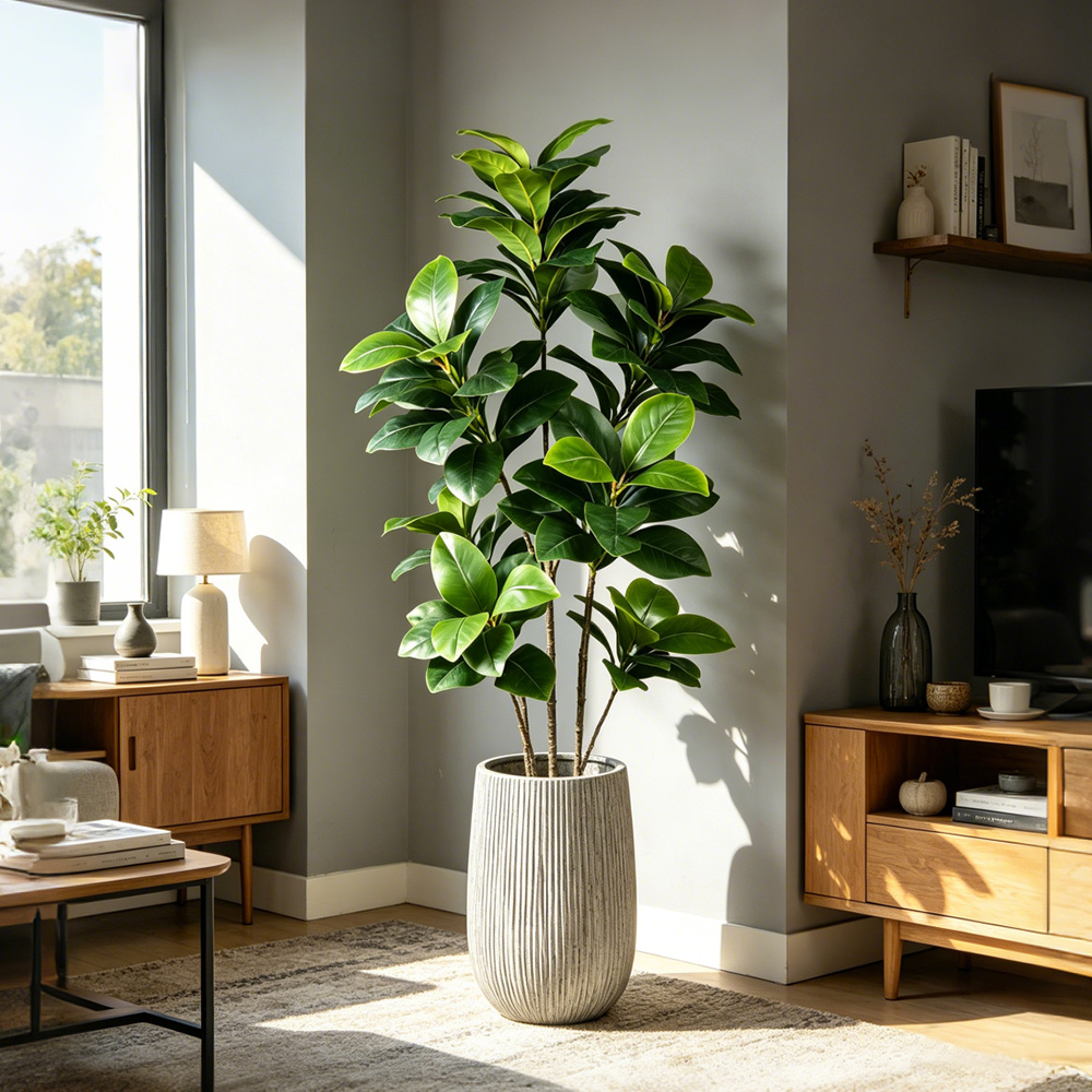 Grand arbre artificiel de type - Rubber Plant Ficus avis et prix